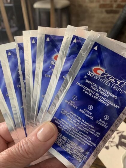 Crest 3D WhiteStrips Dental Whitening 5PCS
